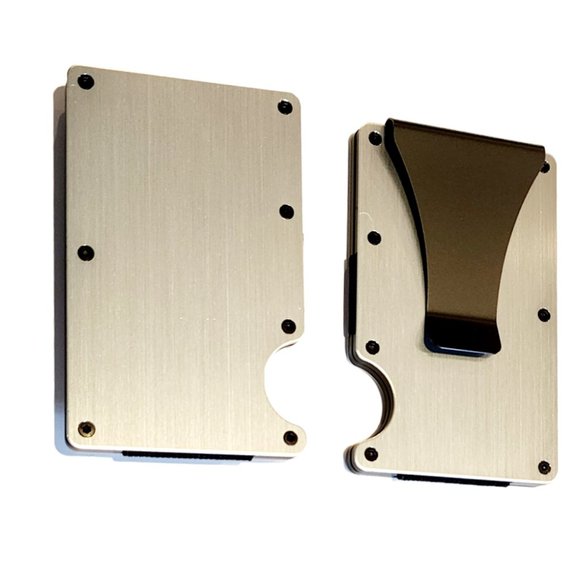 RFID Thin Wallet Credit card / Cash Holder / Color & Finish Variations - Picture 5 of 10